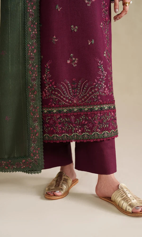 Iznik - Winter Dhanak 3-Piece Suits - zab1560