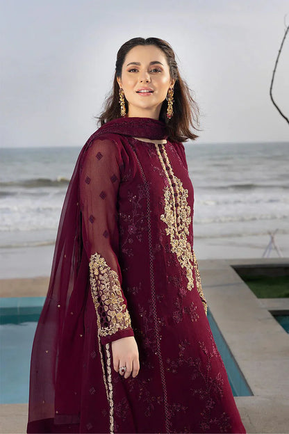 AZURE - Summer 3PC Lawn Embroidered Suit- zab1325