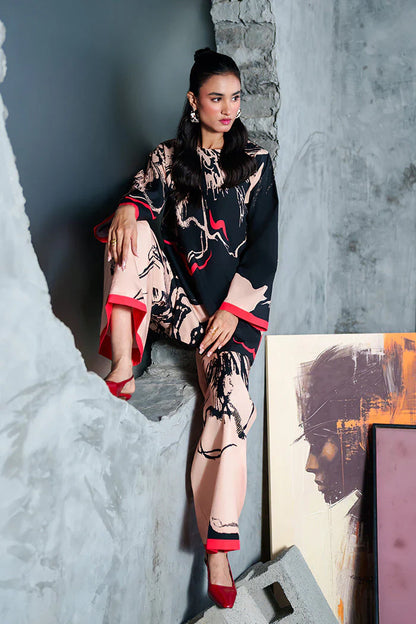 Zab - Summer 2PC Lawn Digital Printed Dress - zab1383