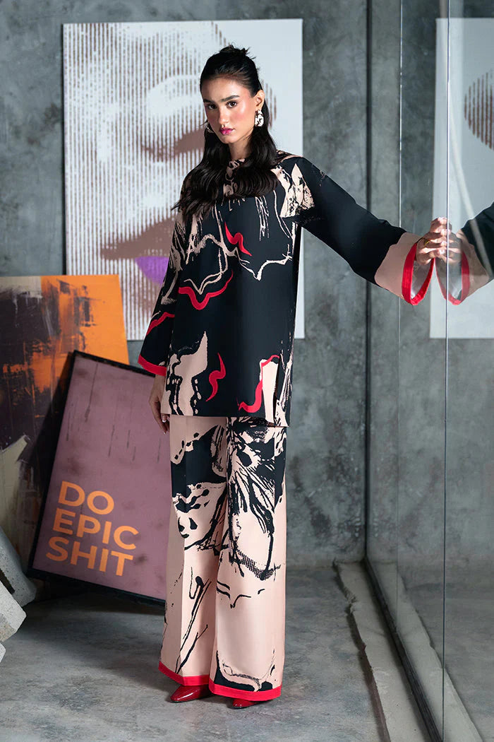 Zab - Summer 2PC Lawn Digital Printed Dress - zab1383
