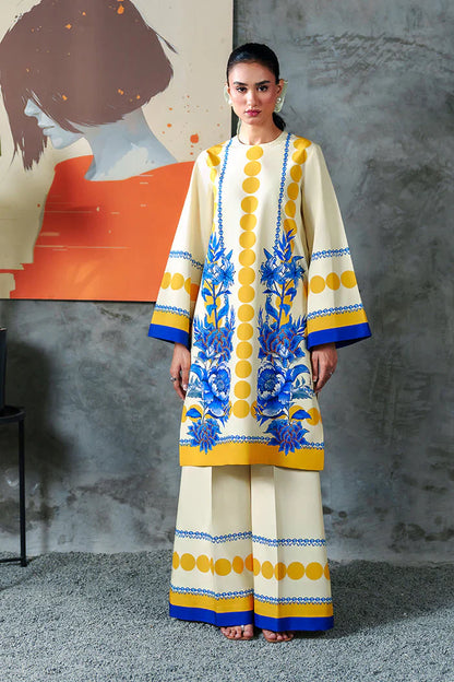 Zab - Summer 2PC Lawn Digital Printed Dress - zab1381