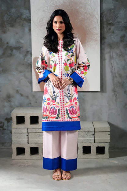 Zab - Summer 2PC Lawn Digital Printed Dress - zab1386