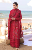 Qalamkar - Dhanak 3-Piece Embroidered Dress - zab1161
