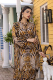 ZAB211 3-Pc Digital Printed Lawn Shirt With Printed Linen Trouser and Chiffon Dupatta