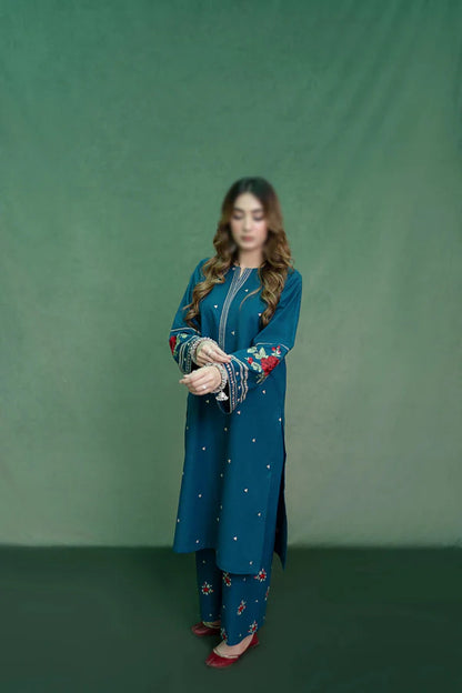 Urge GULRUKH Embroidered Lawn 2 Piece Dress - zab1289