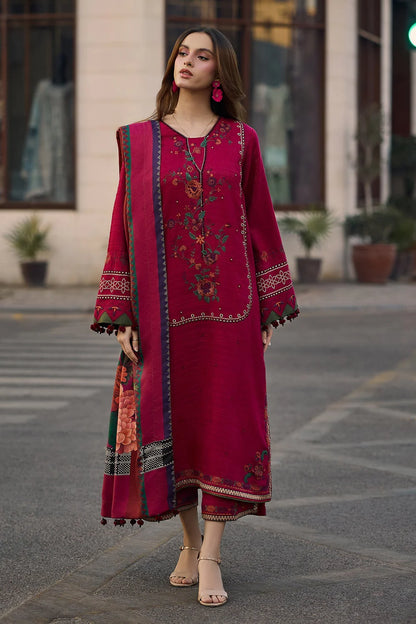 Zara Shahjahan - Lawn 3PC Embroidered Suit - zab1312