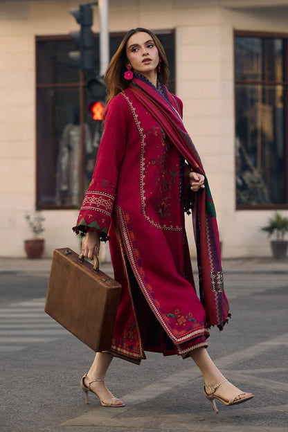 Zara Shahjahan - Lawn 3PC Embroidered Suit - zab1312