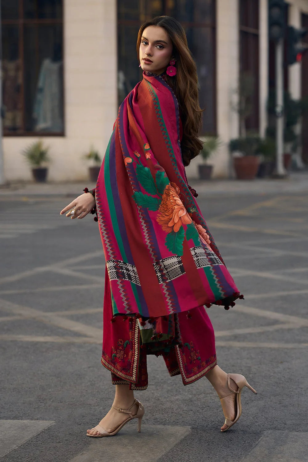 Zara Shahjahan - Lawn 3PC Embroidered Suit - zab1312