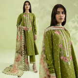 zab737 Sapphire - 3PC Lawn Chicken Kari Embroidered Suit