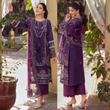 zab794  Cross Stitch, unstitched 3 piece lawn embroidered suit