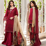 zab795  BREAND MANARA Luxury Lawn 3 PIECE COLLECTION