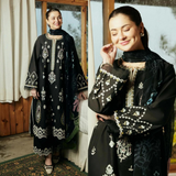 zab804 Chikenkari Zarashahjhan Embroidered Lawn Three Piece COCO