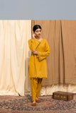 Zab316 3PC Khaddar suit with Embroidered Shawll-