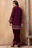 Zab11 2Pc Embroidered Lawn Suite With Fully Embroidered trouser & Patches